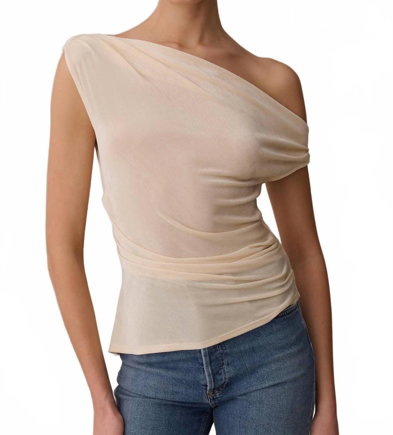 New Few Moda Myrine Top In Champagne — image 4 of 5